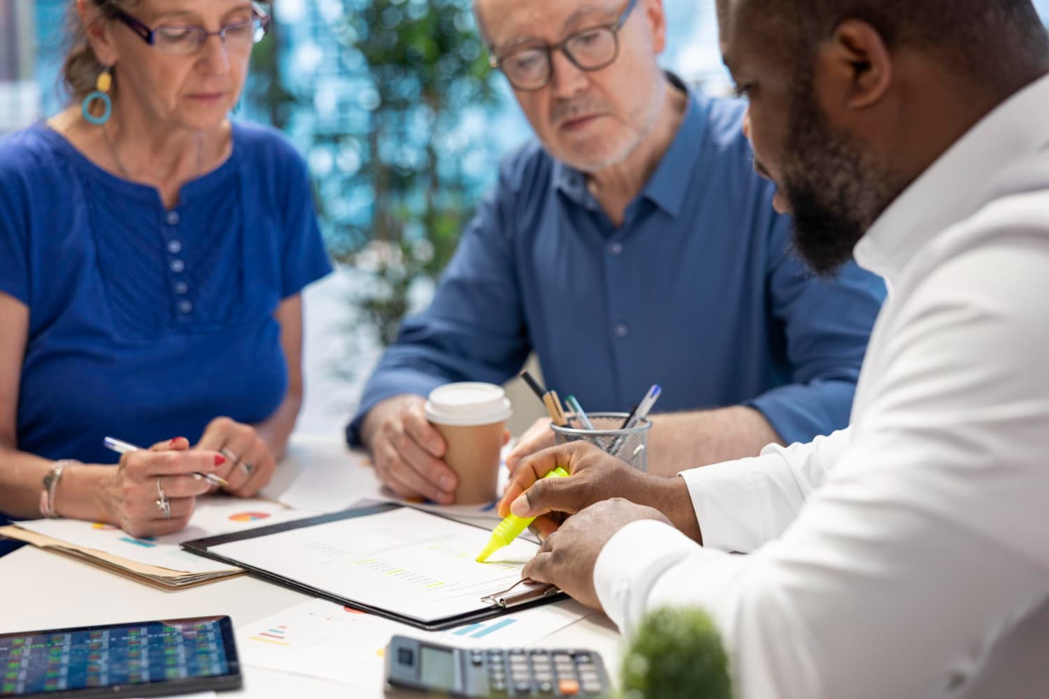 Velmora Financial Group advisors with clients 1
